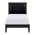 Seabright Leatherette/Wood Platform Bed, Twin Size