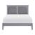 Seabright Leatherette/Wood Platform Bed, Full Size
