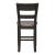 Double Bridge Linen/Wood Splat Back Counter Chair