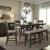 Double Bridge Extendable Gathering Dining Set | Dark Chestnut