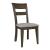 Double Bridge Linen/Wood Splat Back Side Chair