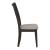 Double Bridge Linen/Wood Splat Back Side Chair