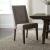 Double Bridge Linen/Wood Side Chair