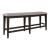 Double Bridge Linen/Wood Counter Bench