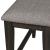 Double Bridge Linen/Wood Counter Bench