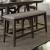 Double Bridge Extendable Gathering Dining Set | Dark Chestnut
