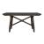 Double Bridge Rectangular Wood Extendable Gathering Table