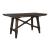 Double Bridge Rectangular Wood Extendable Gathering Table