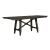 Double Bridge Rectangular Wood Extendable Trestle Table