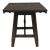 Double Bridge Rectangular Wood Extendable Trestle Table