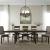 Double Bridge Extendable Trestle Dining Set | Dark Chestnut