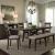 Double Bridge Extendable Trestle Dining Set | Dark Chestnut