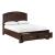Hudson Wood California King Storage Platform Bed