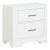 Hudson Wood 2-Drawer Night Stand