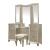 Bijou Vanity Dresser w/ Mirror & LED Lighting
