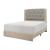 Whiting Fabric/Wood Veneer Bed in a Box, Queen Size
