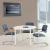 Gama Set of Visitor Armchairs, Upholstered Seat & Back, Cantilever Frame