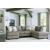 Creswell 2-Piece Polyester U-Shaped Sectional Sofa