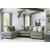 Creswell 2-Piece Polyester U-Shaped Sectional Sofa