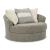 Creswell Polyester Oversized Swivel Accent Chair