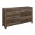 Corbin Faux Wood Veneer/Wood Chevron Pattern Panel Bedroom Set