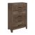 Corbin Faux Wood Veneer/Wood Chevron Pattern Panel Bedroom Set