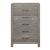 Corbin Faux Wood Veneer/Wood Chevron Pattern Panel Bedroom Set