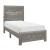 Corbin Faux Wood Veneer/Wood Panel Bed, Twin Size