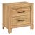Corbin Faux Wood Veneer/Wood 2-Drawer Night Stand