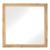 Corbin Square Faux Wood Veneer/Wood Mirror