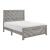 Corbin Faux Wood Veneer/Wood Chevron Pattern Full Panel Bed 