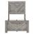 Corbin Faux Wood Veneer/Wood Chevron Pattern Panel Bed