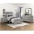 Corbin Faux Wood Veneer/Wood Chevron Pattern Panel Bed