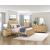 Corbin Faux Wood Veneer/Wood Chevron Pattern Panel Bedroom Set
