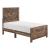 Corbin Faux Wood Veneer/Wood Chevron Pattern Panel Bedroom Set