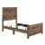 Corbin Faux Wood Veneer/Wood Chevron Pattern Panel Bedroom Set