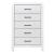 Corbin Faux Wood Veneer/Wood 5-Drawer Chest