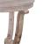 Greystone Mill Oval Cocktail Set | Rustic White Wash Table
