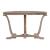 Greystone Mill Oval Cocktail Set | Rustic White Wash Table