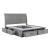 Logandale Wood California King Storage Platform Bed