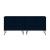 Rockefeller 6-Drawer Low MDF Double Dresser w/Metal Legs