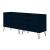 Rockefeller 6-Drawer Low MDF Double Dresser w/Metal Legs