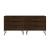 Rockefeller 6-Drawer Low MDF Double Dresser w/Metal Legs