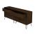 Rockefeller 6-Drawer Low MDF Double Dresser w/Metal Legs