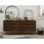 Rockefeller 6-Drawer Low MDF Double Dresser w/Metal Legs