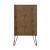 Rockefeller 6-Drawer Low MDF Double Dresser w/Metal Legs