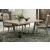Elite NET Rectangular Wood/Metal Dining Table w/2 Extentions