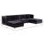 Moda Velvet 3-Piece Sectional
