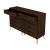 Rockefeller 10-Drawer Tall MDF Double Dresser w/Metal Legs