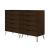 Rockefeller 10-Drawer Tall MDF Double Dresser w/Metal Legs